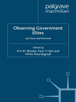 cover image of Observing Government Elites